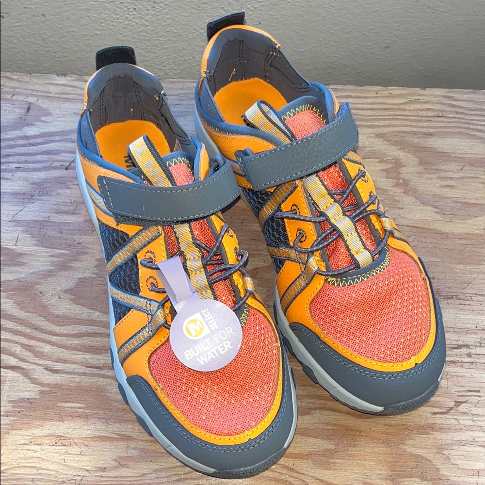 Women's Athletic Water Shoes‎ - Orange and Gray 5M NWOT